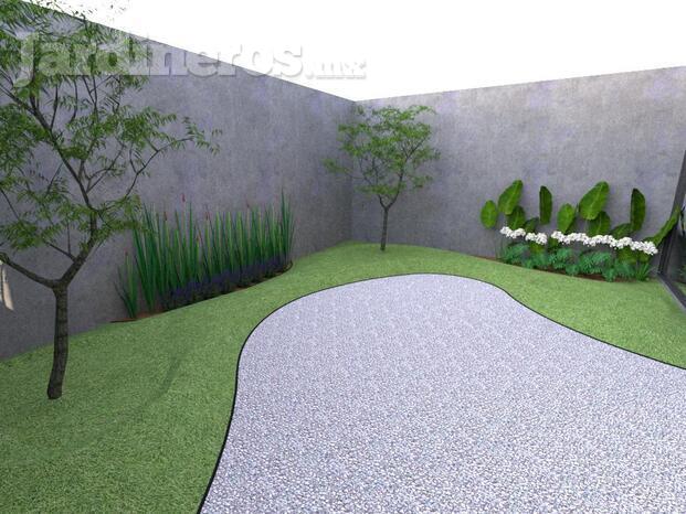 Diseño y renderizado de Jardines