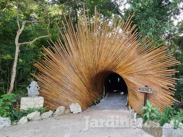 DISEÑO DE INSTALACION DE ACABADOS EN TUNEL DE BAMBU